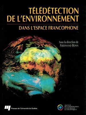 cover image of Télédétection de l'environnement dans l'espace francophone